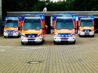 Vier neue Rettungswagen für die Feuerwehr Leverkusen