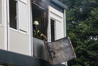 Brandeinsatz Notunterkunft Heinrich-Claes-Straße